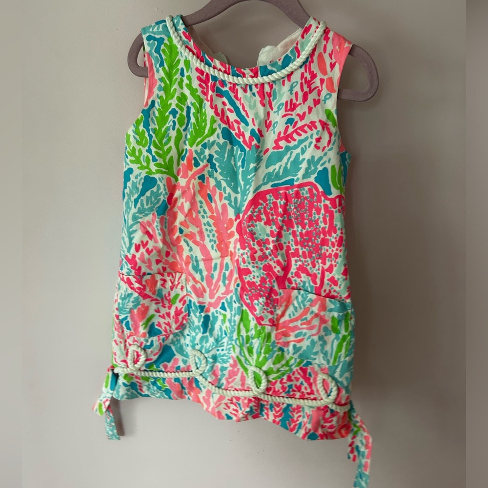 Lilly Pulitzer Girls Little Lilly Classic Shift Dress - 4T